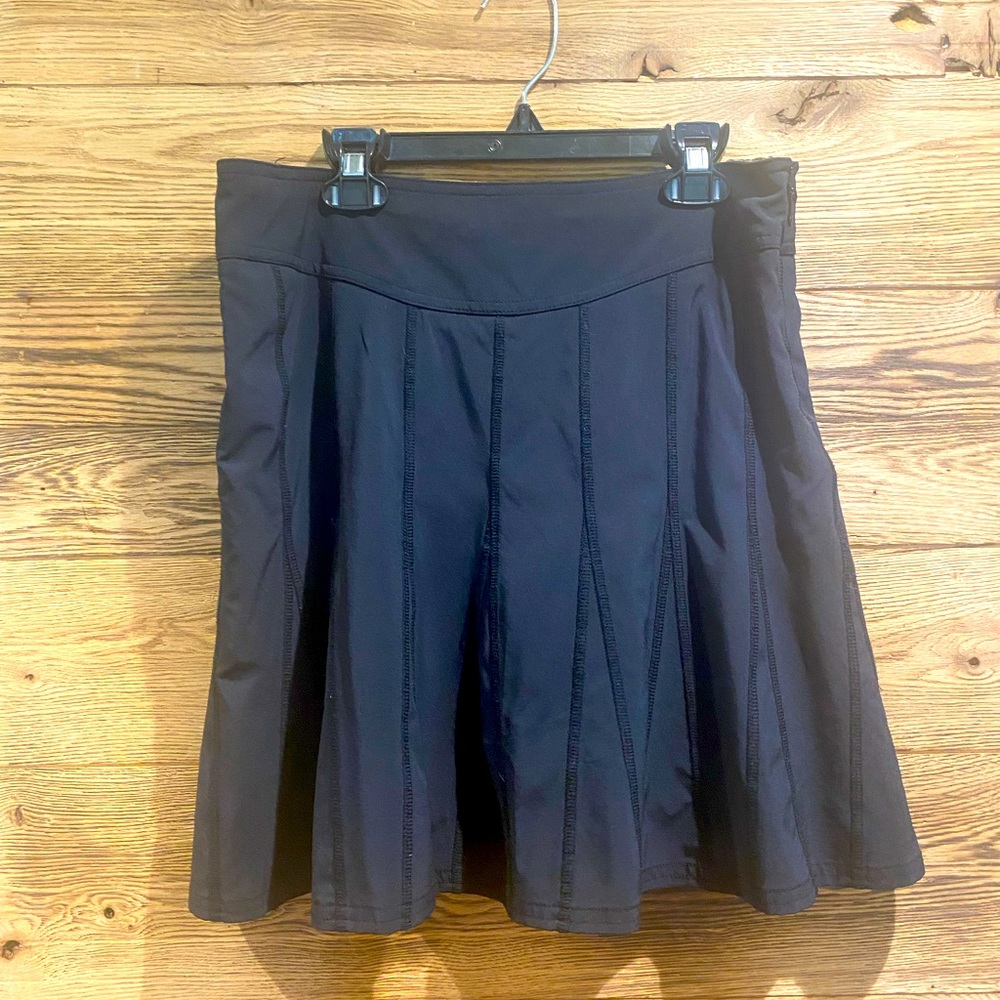 Athleta Black Skort 17 inches long. Size 4